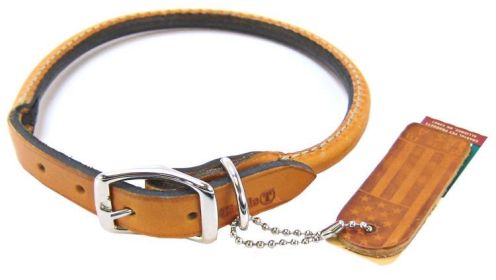 Circle T Leather Round Collar Tan