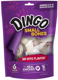 Dingo Meat in the Middle Rawhide Chew Bones