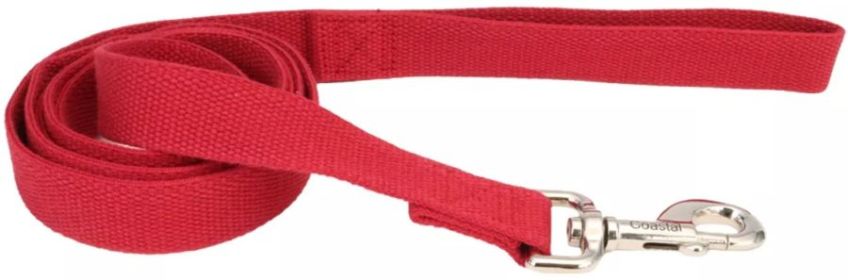 Coastal Pet New Earth Soy Dog Lead (Color: Cranberry Red)