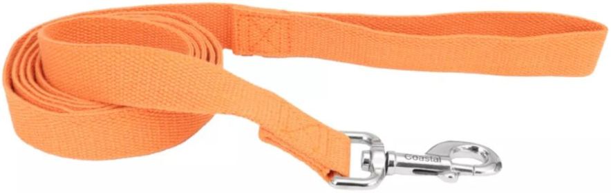 Coastal Pet New Earth Soy Dog Lead (Color: Pumpkin Orange)