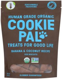 Cookie Pal Organic Dog Biscuits (flavor: Banana & Coconut)