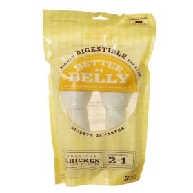 Better Belly Rawhide Chicken Liver Bones (size: Large)