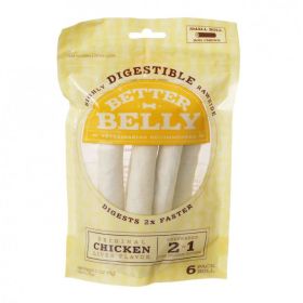 Better Belly Rawhide Chicken Liver Rolls (size: Small)