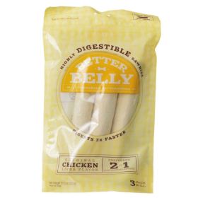 Better Belly Rawhide Chicken Liver Rolls (size: Large)